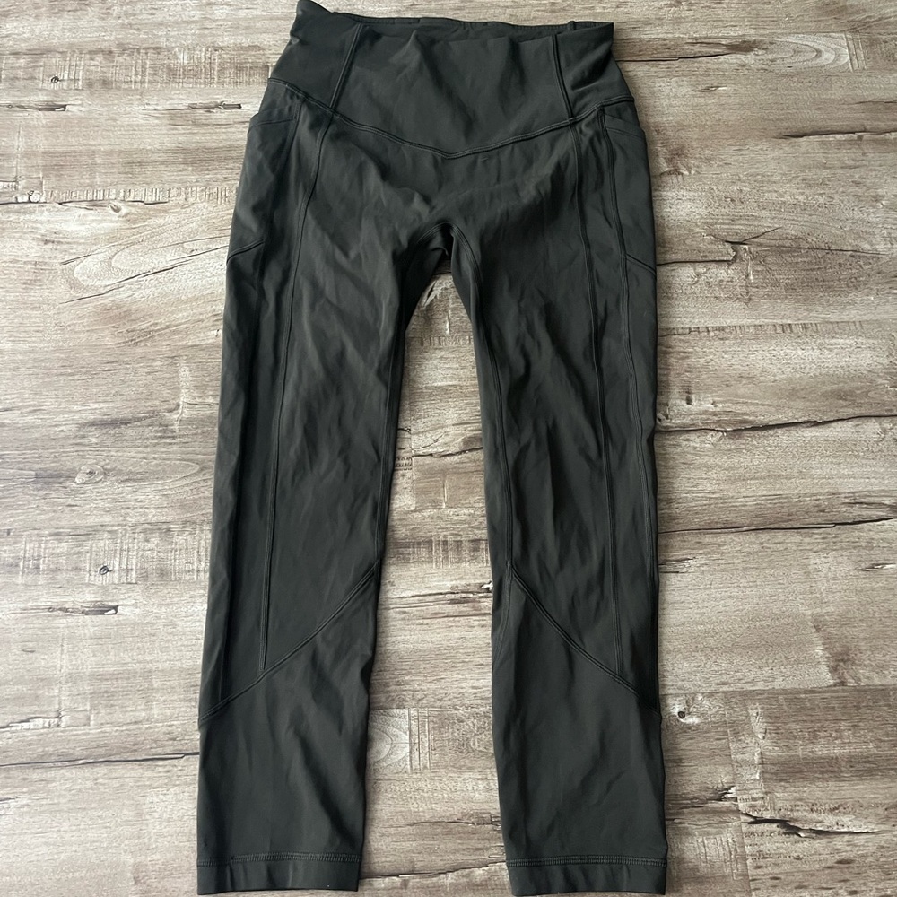 Olive Green All the Right Places leggings 25’